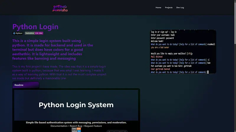 Made new logo and improved project pages